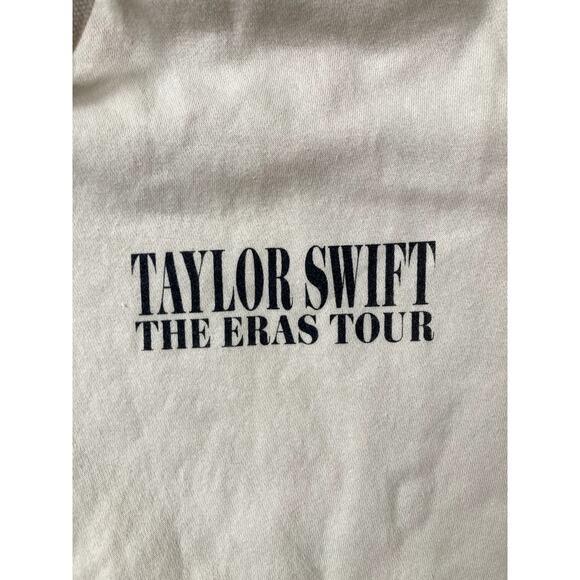 Taylor Swift hoodie concert The Eras tour Beige small pullover - Picture 3 of 8